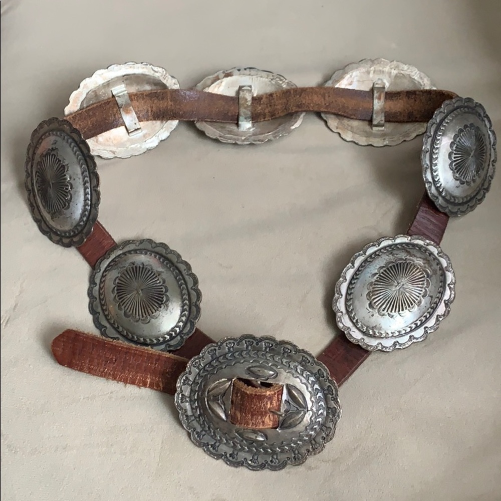 Ralph Lauren vintage leather concho belt